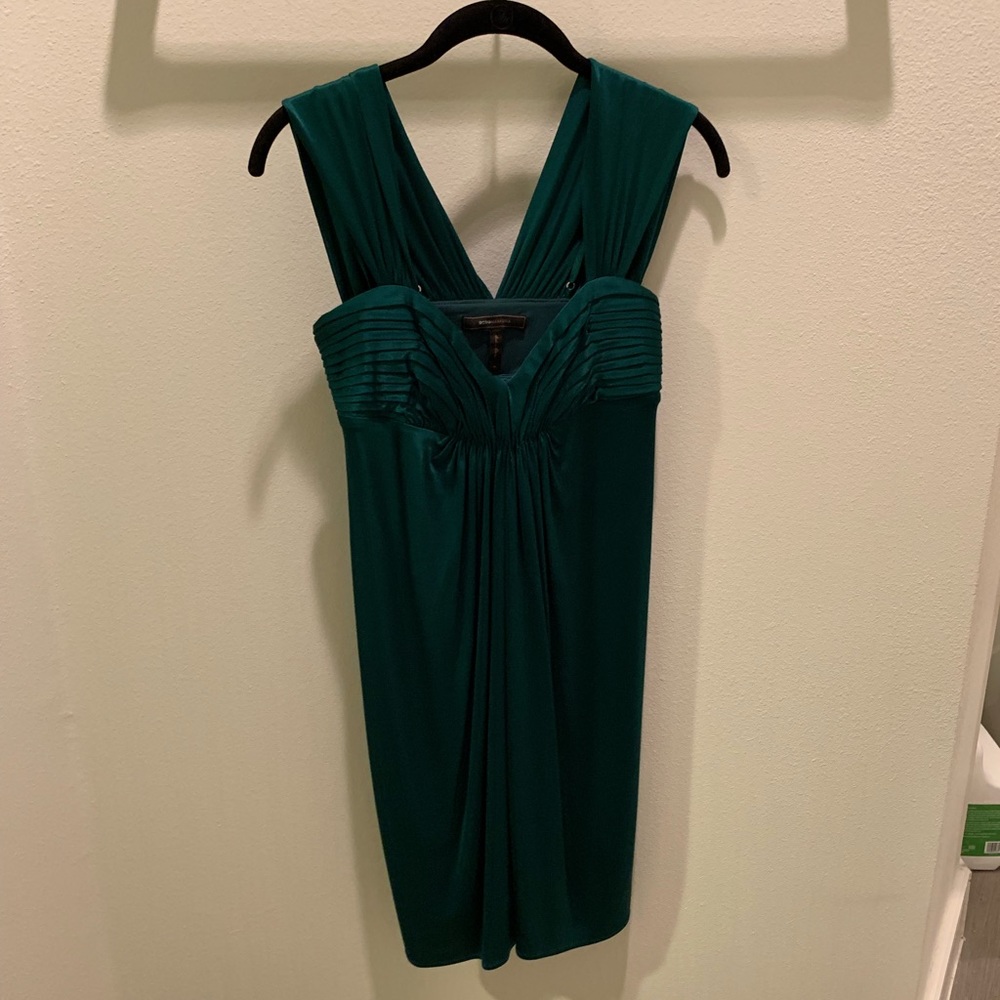 Emerald BCBG dress